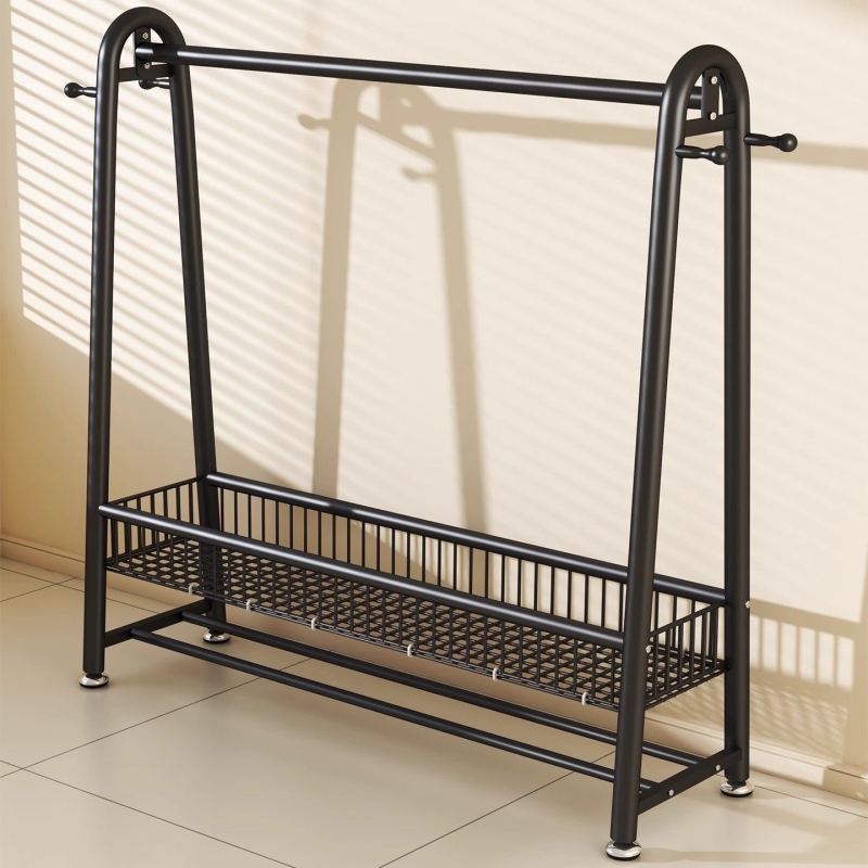 【多功能收纳】简易衣帽架落地