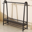 简易衣帽架落地卧室家用挂衣架子衣服收纳架可移动室内晾衣架置物