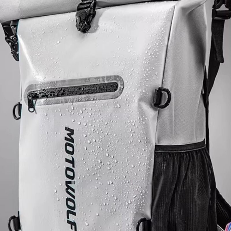 摩托车头盔包长途摩旅袋机车防水双肩徒步登山骑行骑士背包大容量