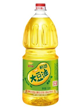 6瓶金龙鱼精选大豆油1.8L瓶装桶装批发价特价烘焙精炼整箱