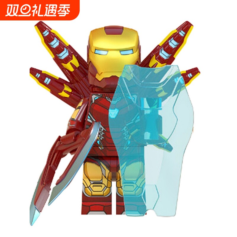 兼容乐高拼装4钢铁侠格纳库马克超级英雄积木人仔复仇者联盟玩具6