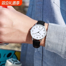 考试专用手表男女初高中学生公务员简约静音机械电子石英夜光普通