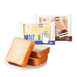伊比伊厚切吐司面包散装早餐切片营养代餐饱腹懒人食品糕点