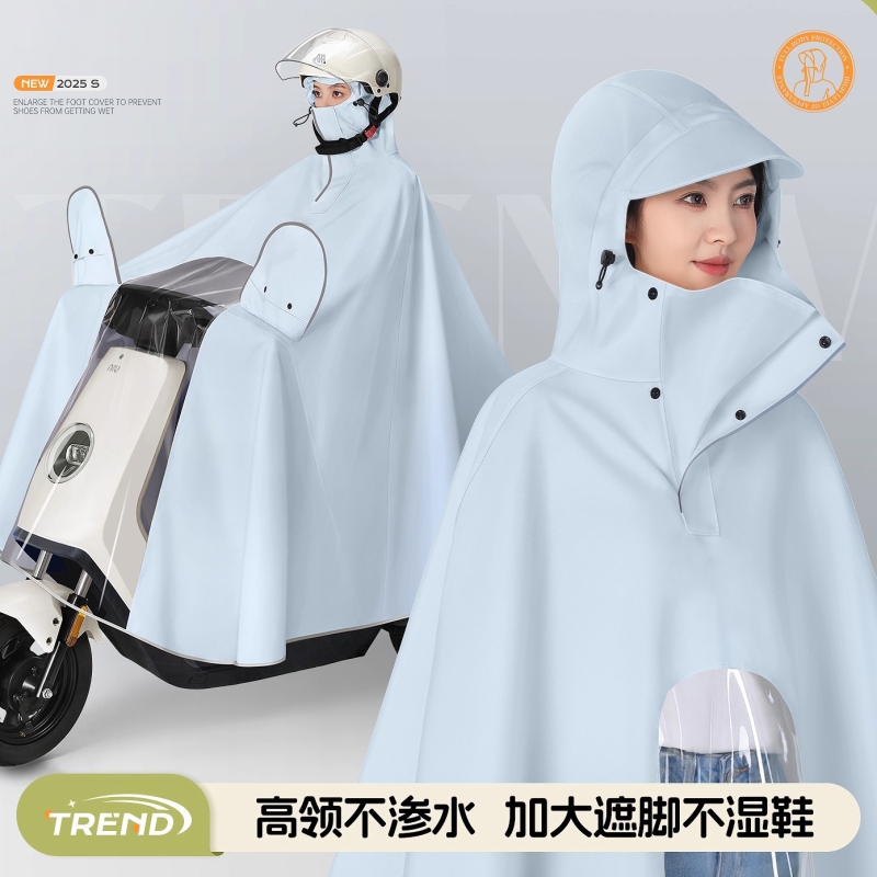 电动车雨衣女单人全身防暴雨加厚