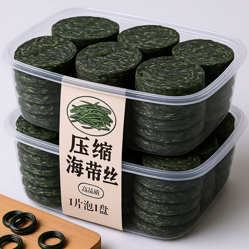 压缩海带丝正宗福建霞浦干货独立包装免洗独立小包装22g凉拌酸辣图片