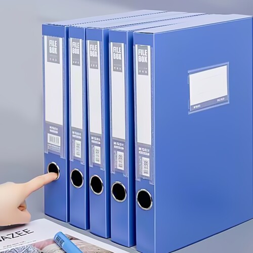 a4加厚塑料档案盒3.5cm文件