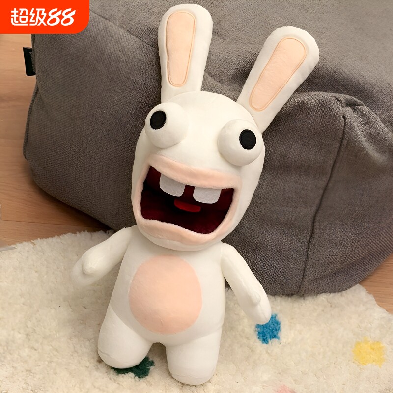疯狂的兔子玩偶毛绒玩具雷曼兔公仔龅牙兔娃娃生日礼物送男女朋友