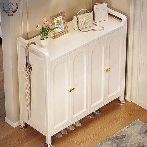 加厚钢制鞋柜家用门口入