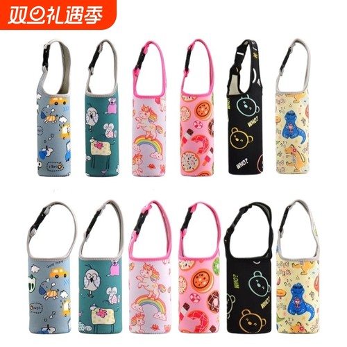 卡通灰款长背带吸管|千人加购