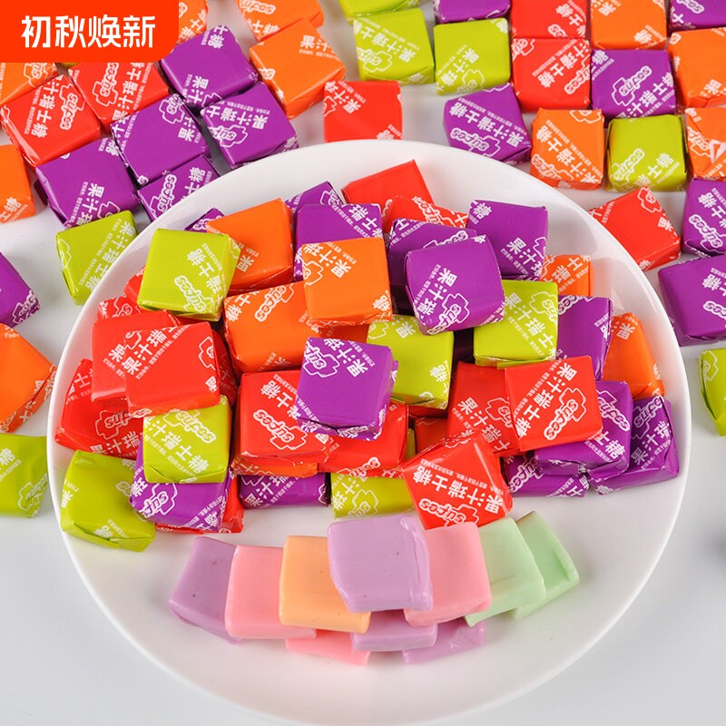 ADM瑞士糖混合水果味软糖散装结婚喜糖婚糖什锦糖批发糖果小零食