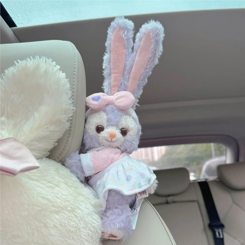 车饰星黛露窗帘扣汽车绑带可爱玲娜贝儿达菲熊车载玩偶摆件