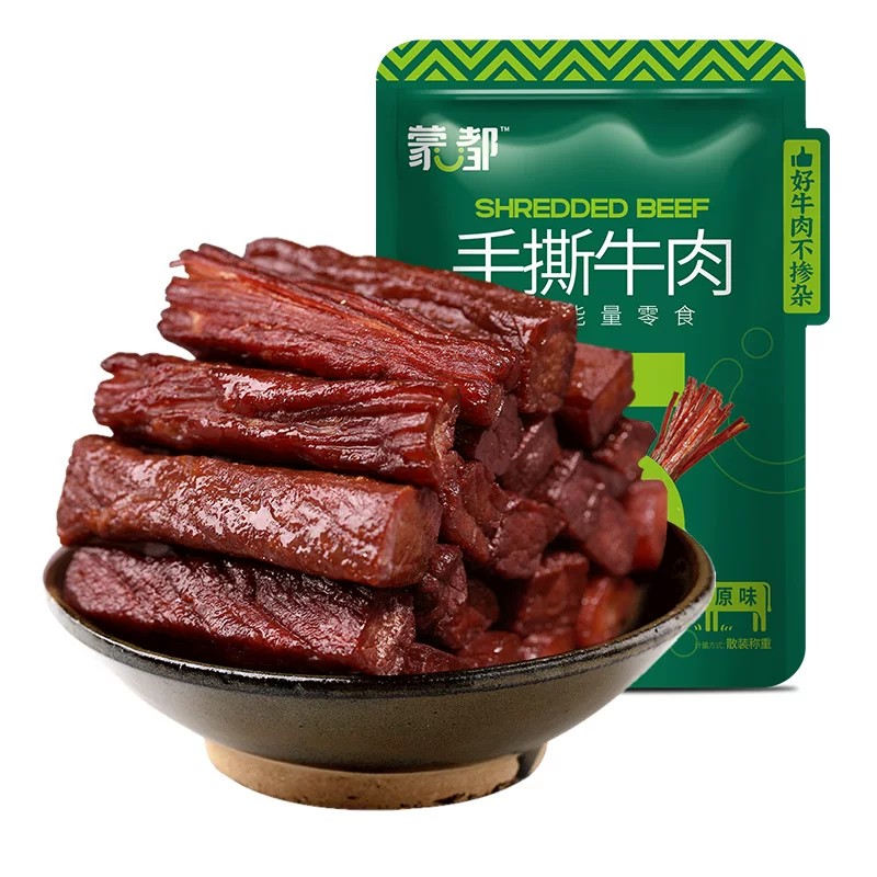 蒙都牛肉干内蒙古风干牛肉手撕牛肉办公室休闲零食小包装
