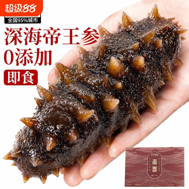 海参即食大连辽参礼盒鲜活开袋独立包装刺参非正品官方旗舰店冷冻