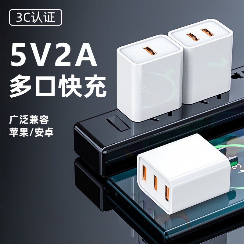 5V2A多接口充电器低温快充不伤机