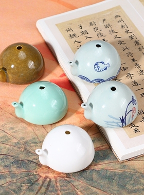 景德镇陶瓷砚滴文房四宝水滴磨墨条书法书画国画研墨汁砚台滴水器