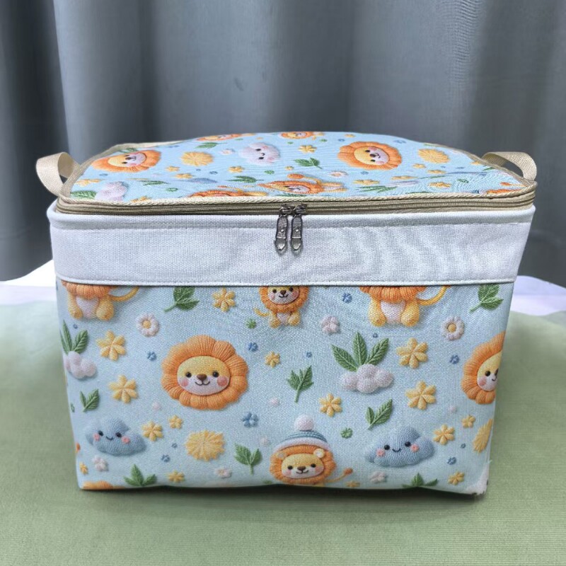 100升加厚防潮家用整理箱带盖收纳箱衣物大容量超大衣柜棉被防水