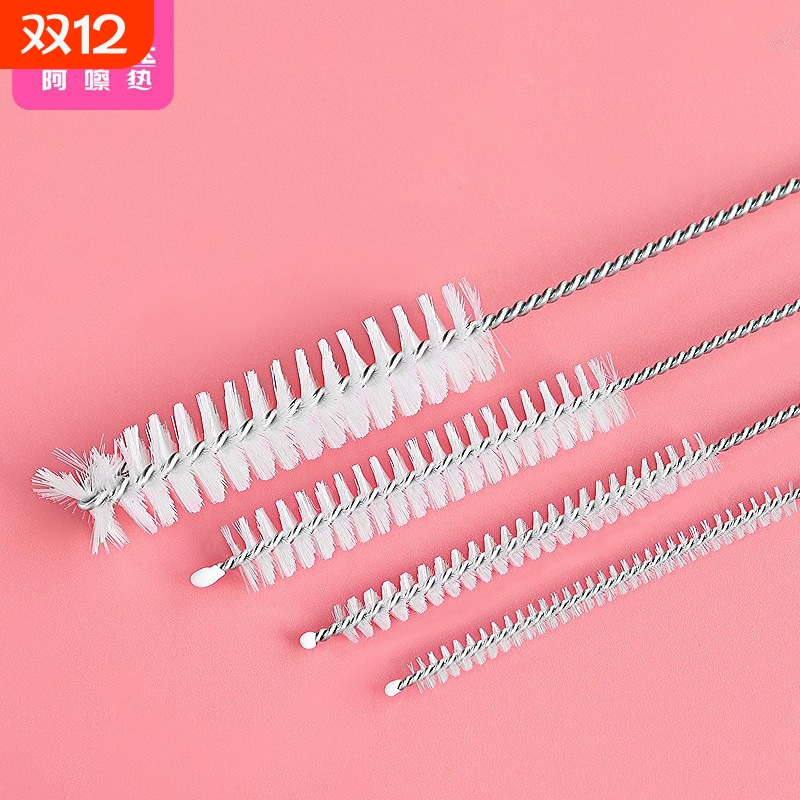 吸管刷A1pf0-易上手缝隙清洁刷化妆刷小刷子便携带刷头清洗用具