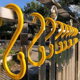 S型挂钩工地电缆挂钩绝缘脚手架钩子大号S电线s弯钩承重