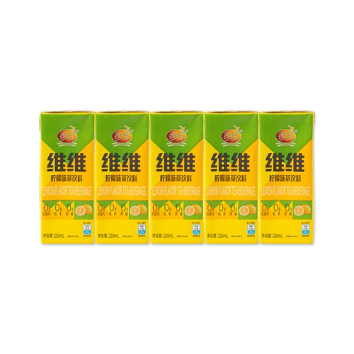 【百补福利购】维维柠檬茶250ml*5盒 果汁饮料夏天饮品真茶柠檬