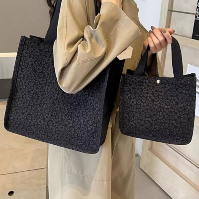 时尚小包女士手提袋便携手拎布包遛弯手机杂物包上班带水果饭盒包