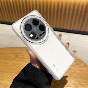 适用小米14ultra新品手机壳14pro保护套14潮牌12男女xiaomi13防滑款镜头全包12防摔透明13ultra自带镜头膜15U