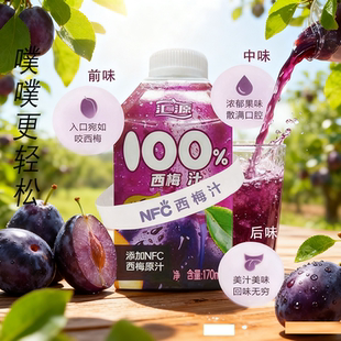 汇源西梅汁NFC浓缩果蔬汁果味饮料鲜榨原浆浓缩复合果汁