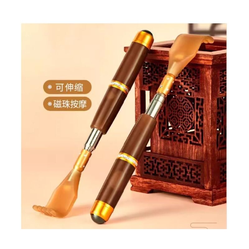 不求人痒痒挠抓背扒抓背器背部老头乐伸缩挠痒非牛角按摩不锈钢