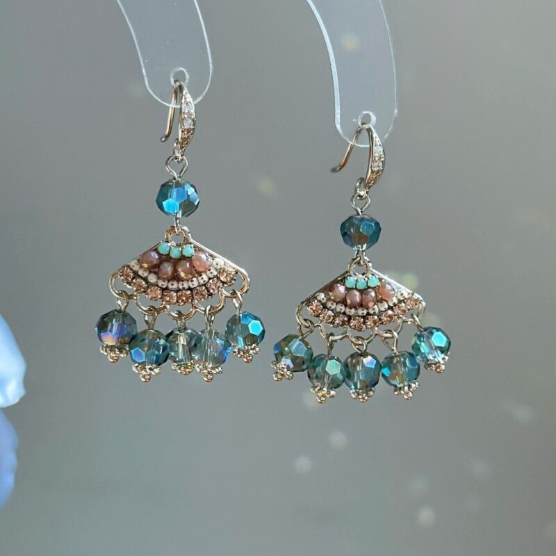 「波斯王后」波西米亚民族风耳饰耳钉耳环女气质复古轻奢小众耳钩