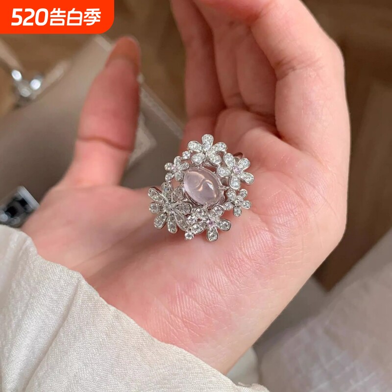 高档胸花韩版大花朵西服礼服微镶锆石珍珠胸针女玫瑰金披肩扣别针