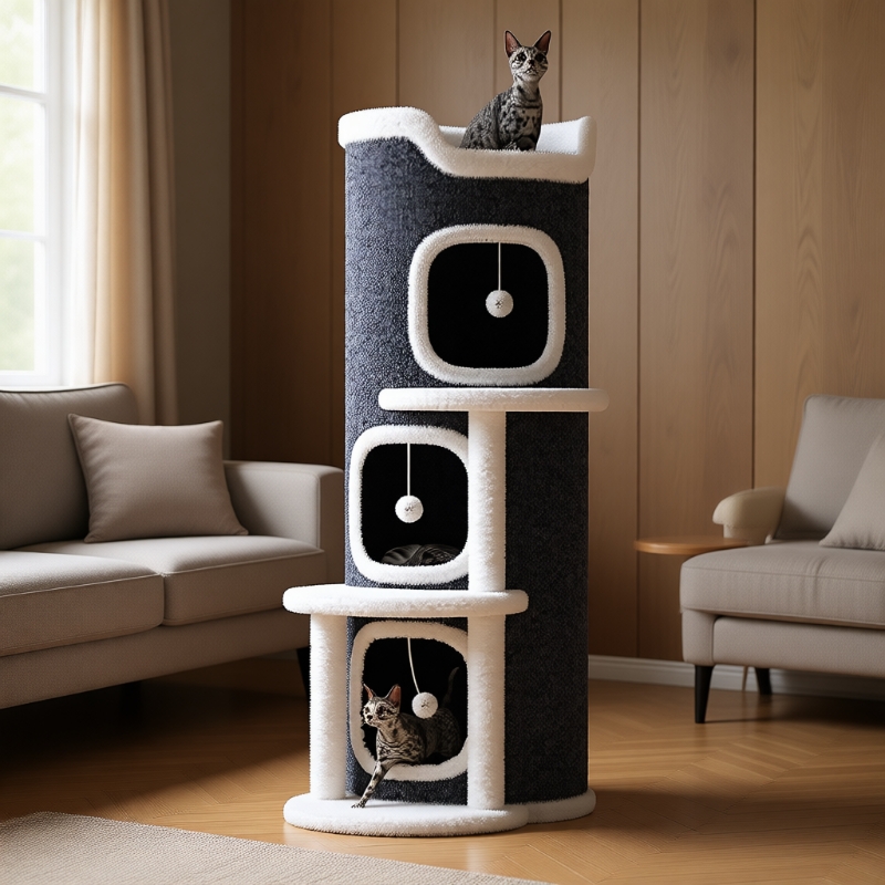 猫树猫窝一体躲避屋|713人收藏