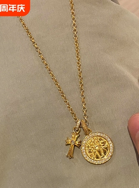 十字高级感清新百搭优雅项链