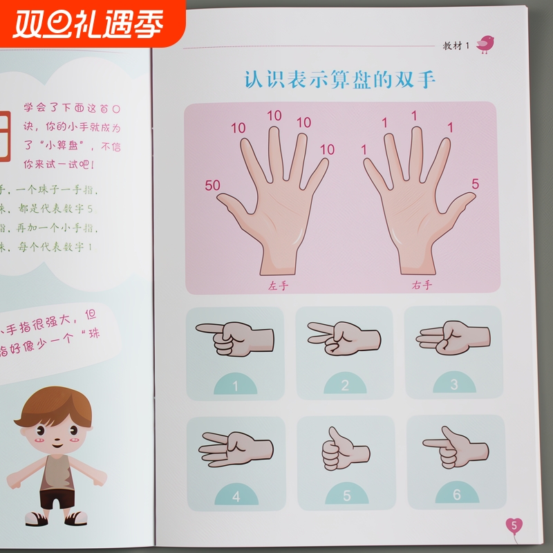 手指速算幼儿园教程全套7册