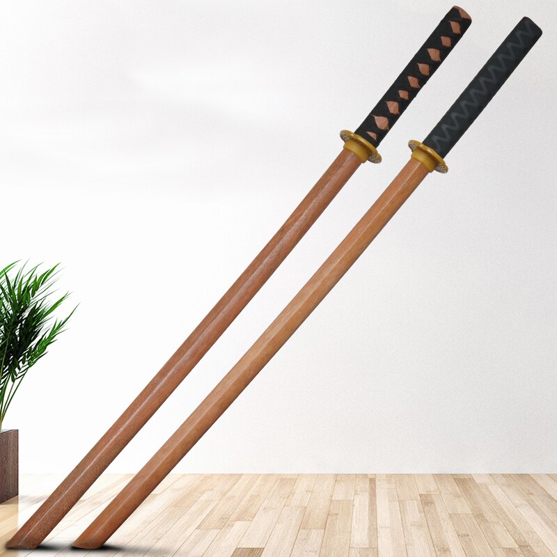 实木居合木刀竹剑训练竹刀图片