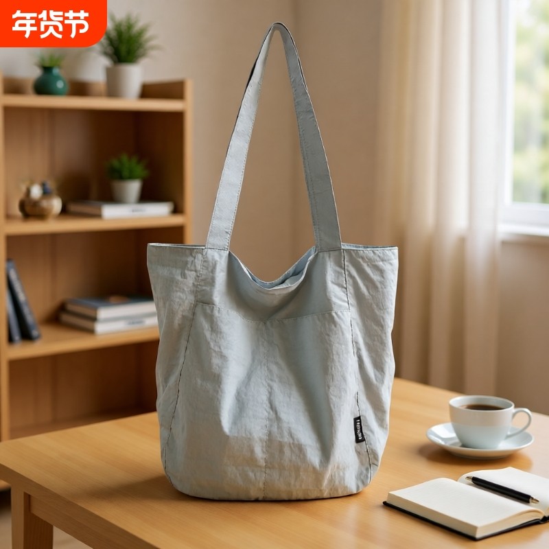 2025单肩背布包文艺轻便托特包新款简约通勤大容量双肩防水折叠,箱包皮具/热销女包/男包,通用款女包,淘宝优惠券,粉丝福利购,淘宝优惠卷