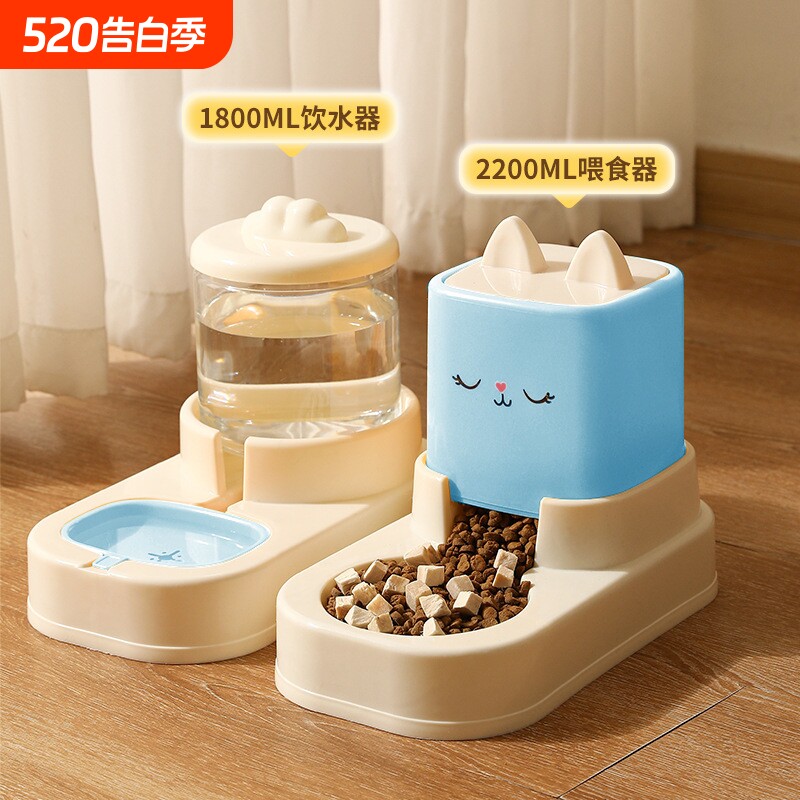 宠物猫狗喂食喂水器具大容量猫咪狗狗通用猫碗狗盆宠物用品批发