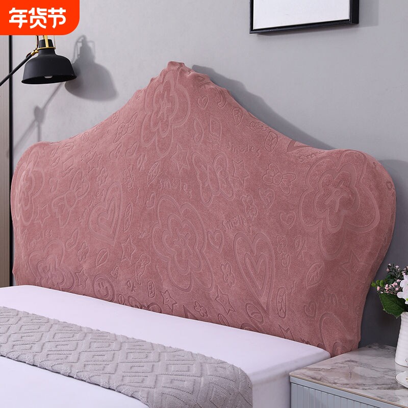 全包万能床头套罩布艺套欧式加大床头套弹力不规则靠垫保护防尘罩