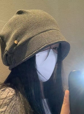 素颜韩系大头围月子帽子秋冬堆堆帽子女款2026新款宽松百搭包头帽