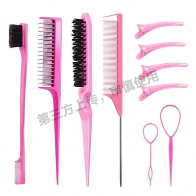 3-10pcs Hair Styling Comb Set 3-10件发型梳子套装