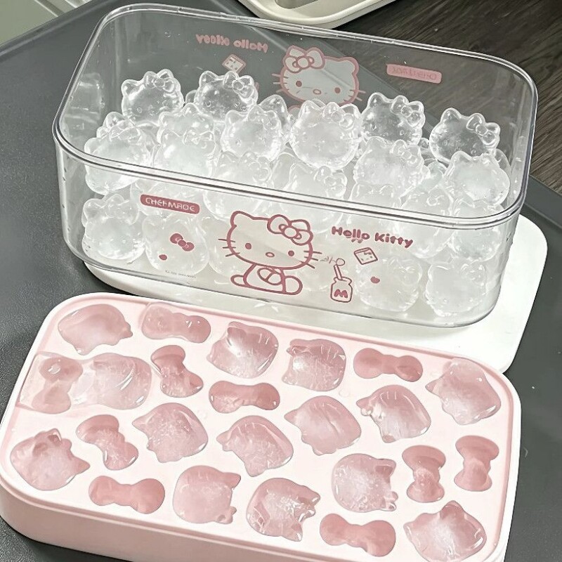 冰块Hellokitty模具制冰图片