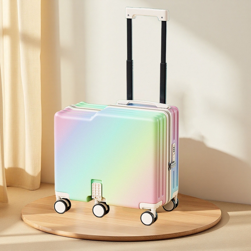 儿童行李箱18寸女孩可坐骑高颜值拉杆密码箱六轮万向轮学生旅行箱