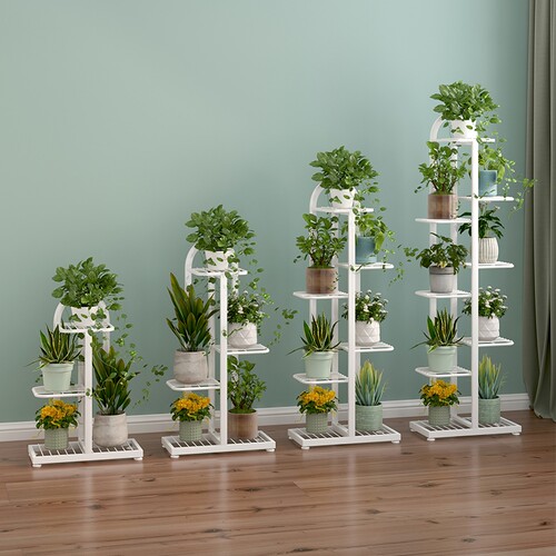 花架子客厅落地式2025新款多层绿植摆放架铁艺室内花架置物架阳台