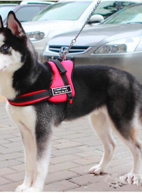 Sports Dog harness set工作犬狗背带导盲犬胸背牵引带宠物护心带