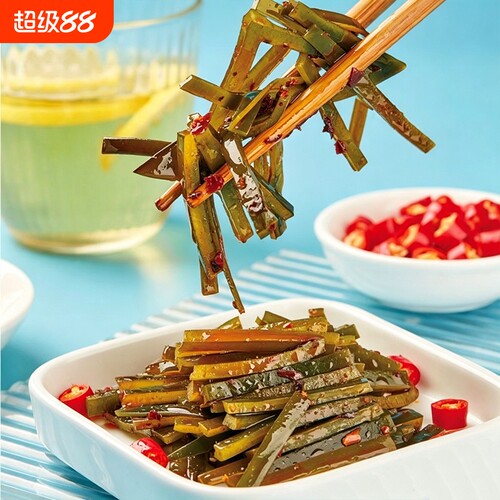 即食香辣海带丝脆嫩爽口开胃小菜网红办公室零食速食佐餐海带丝