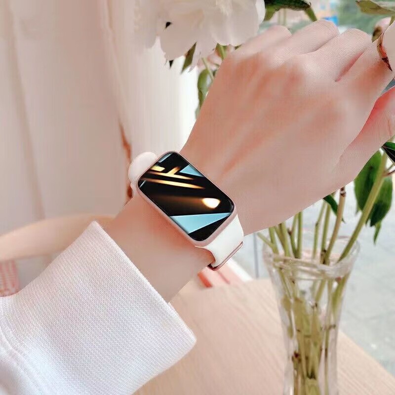 2026小香风智能手环女时尚离线付款多功能心率血氧跑步运动表通话