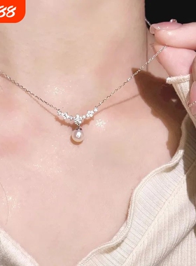 锆石项链女气质高级感名媛小众