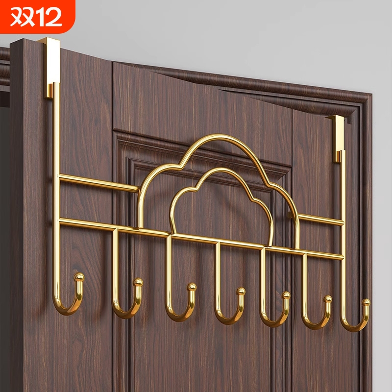 纯铜门口衣服收纳挂架