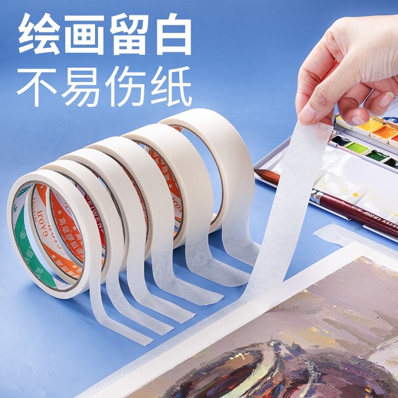 美纹纸胶带防水手撕喷漆素描图片