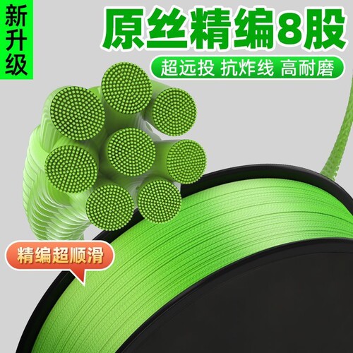 8编高端pe线清仓路亚水滴轮专用