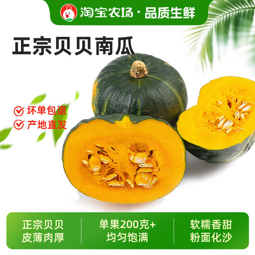 贝贝南瓜新鲜粉面香甜