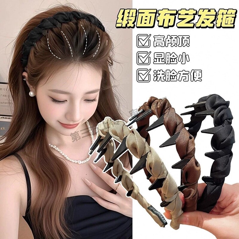 新款缎面带齿发箍|超2000次加购图片